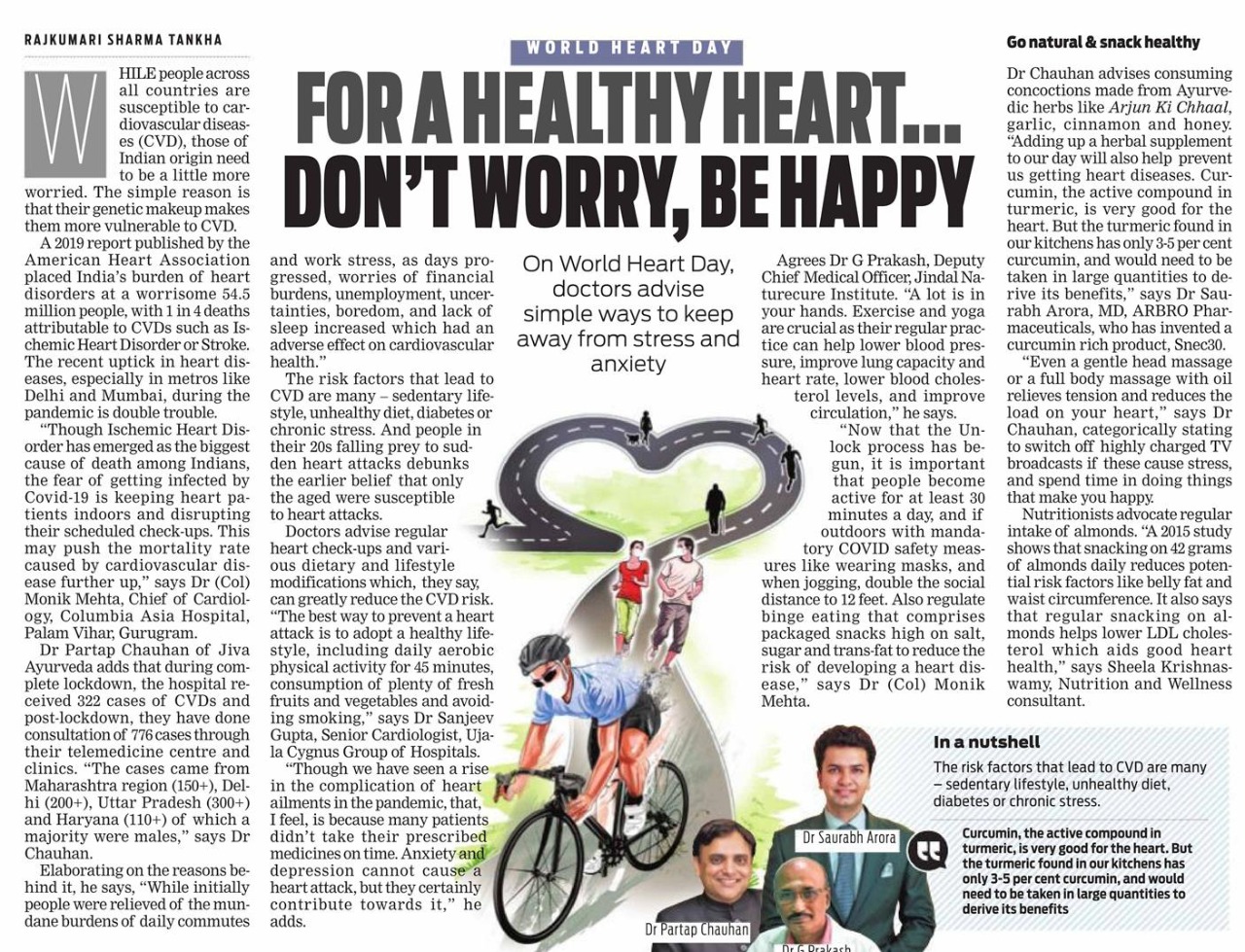 World heart day article by Jiva